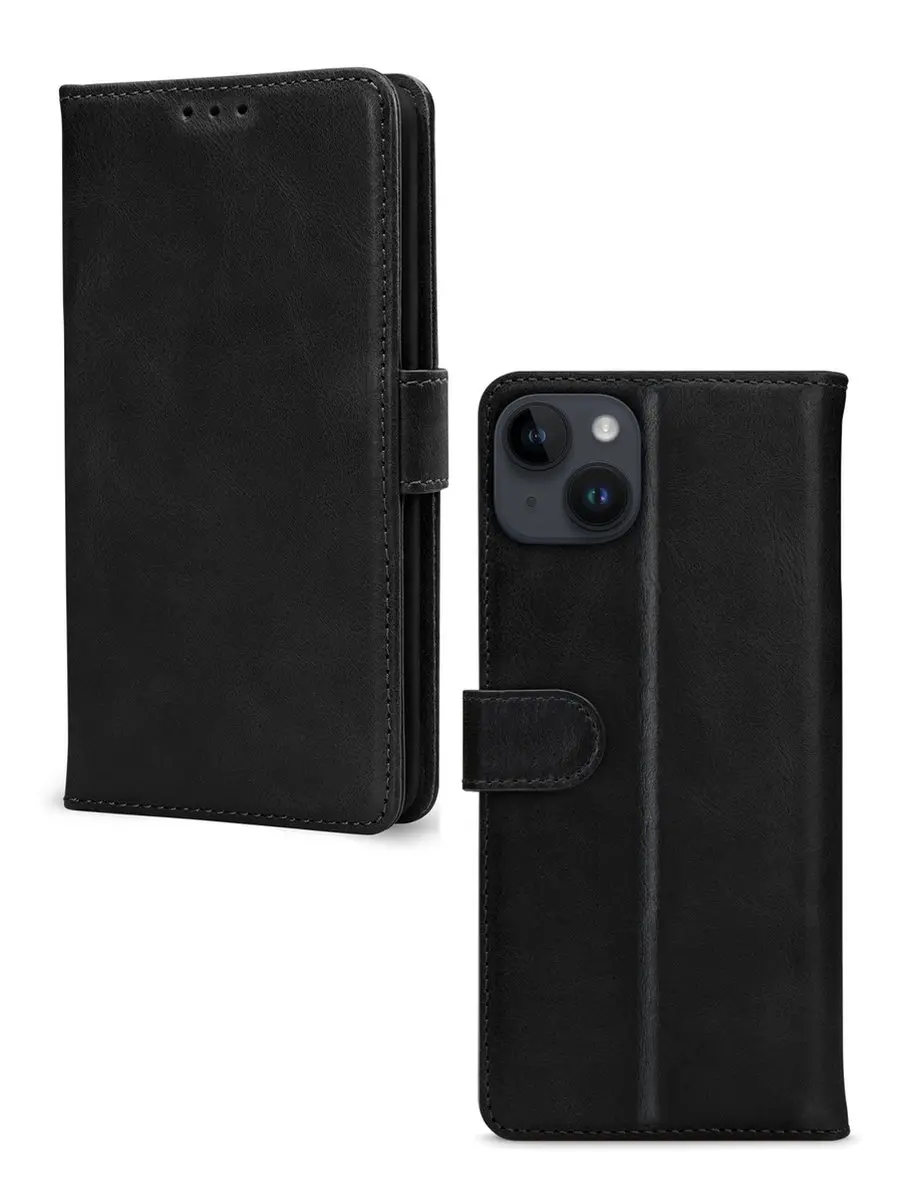 Mobilize Premium Gelly Wallet Bookcase iPhone 14 Plus - Pasjeshouder - Zwart - afbeelding 6 van 6
