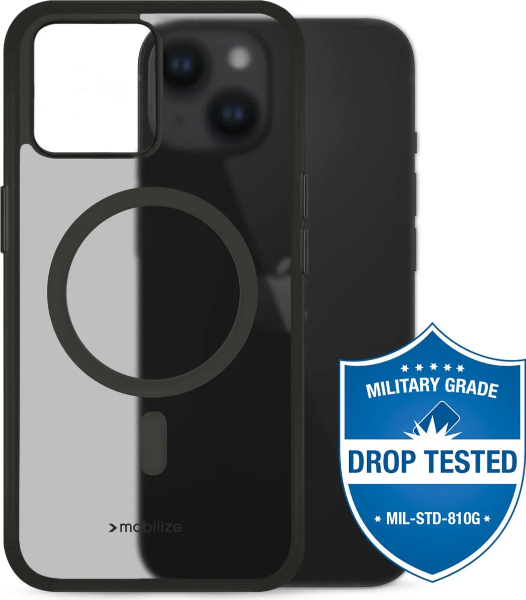 Mobilize Hybrid Backcover iPhone 14 - Zwart MOB-MCHCB-IPH14