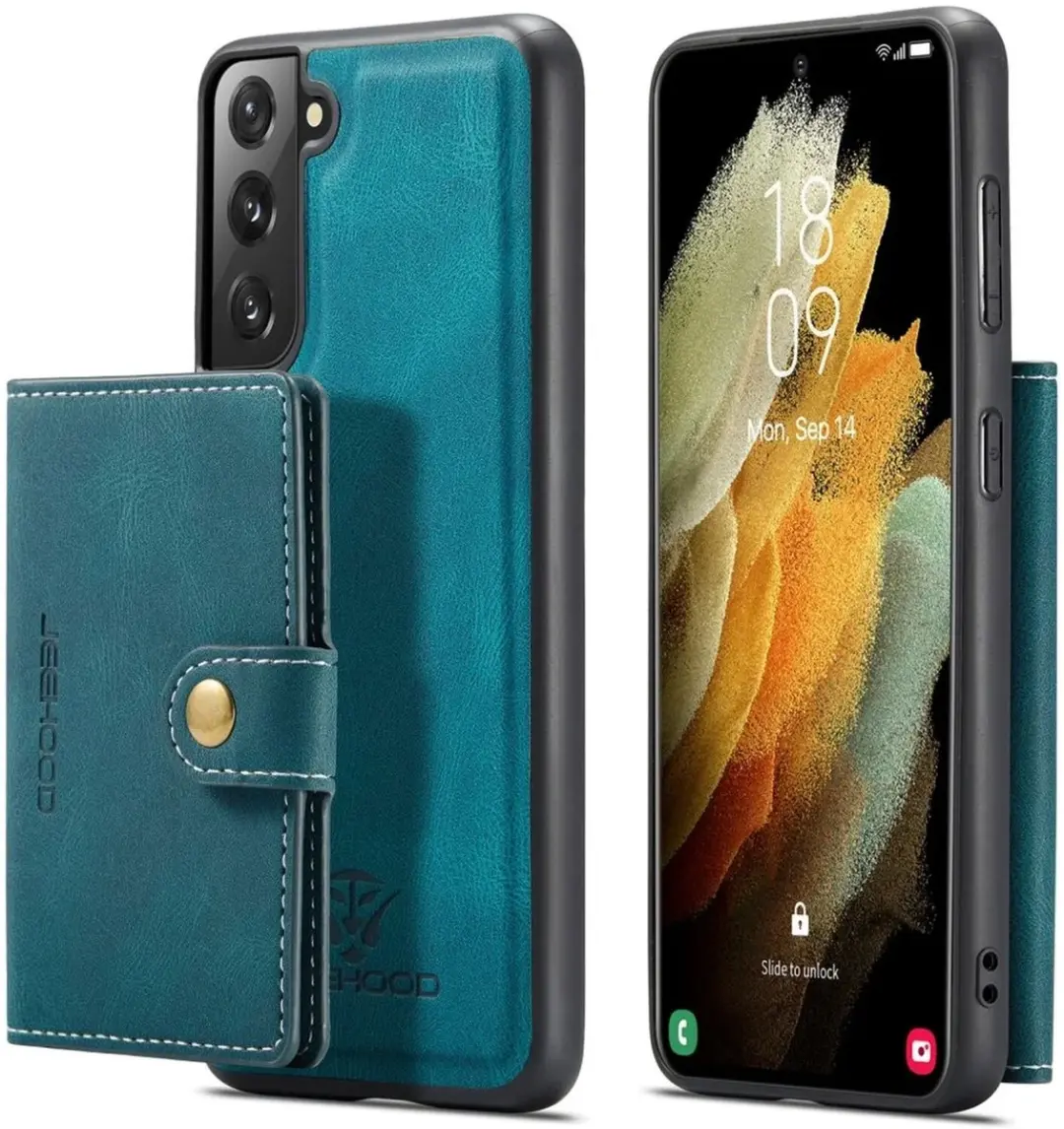 CaseMe JH-01 Hoesje Samsung Galaxy S22 - Blauw