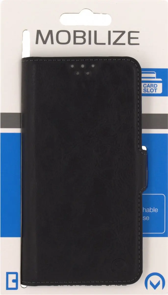 Mobilize Premium 2in1 Wallet Case MOB-PTIOGWCB-UNIS - Zwart