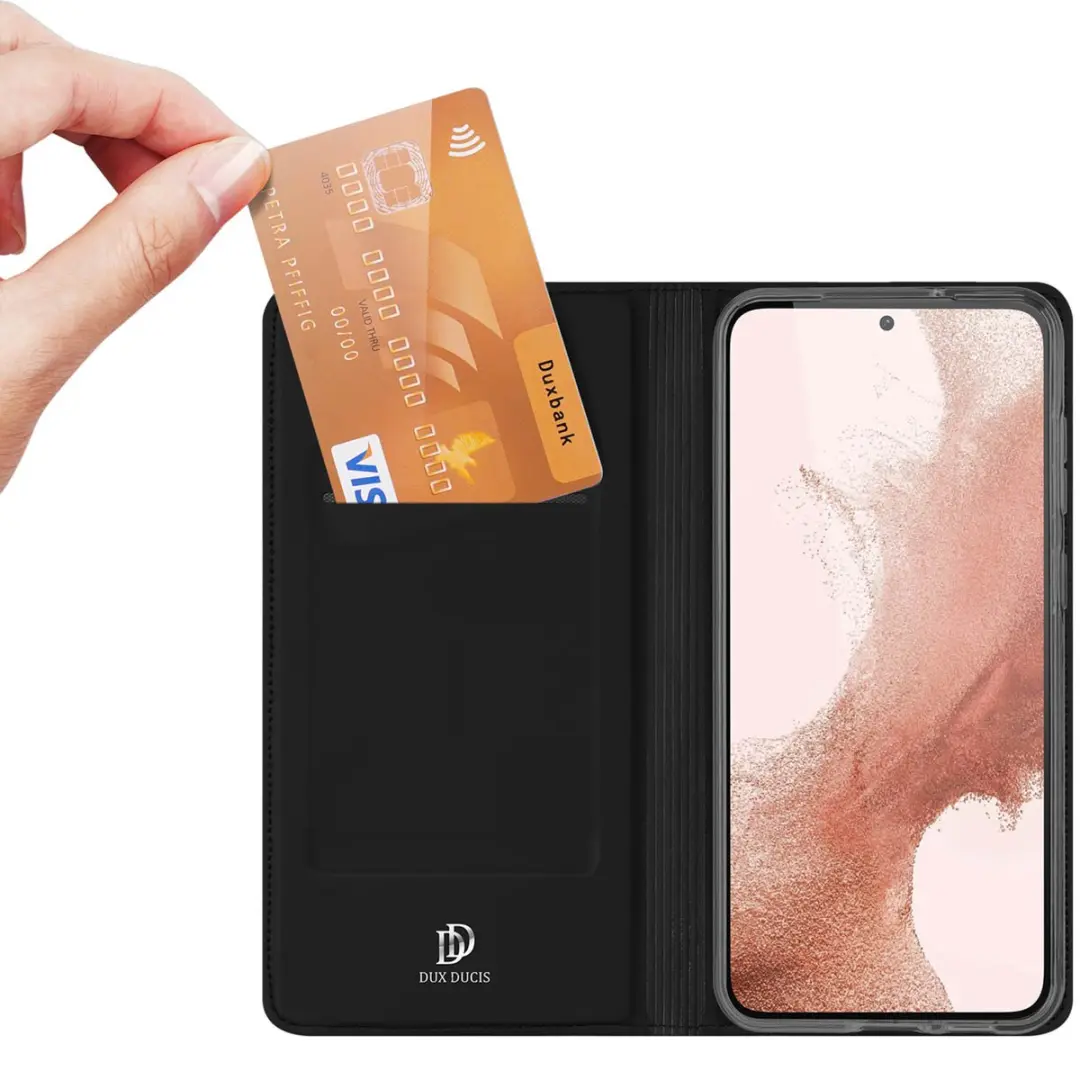 Dux Ducis Skin Pro FOLIO-PRO-BK-S23R Hoesje Samsung Galaxy S23 - Zwart