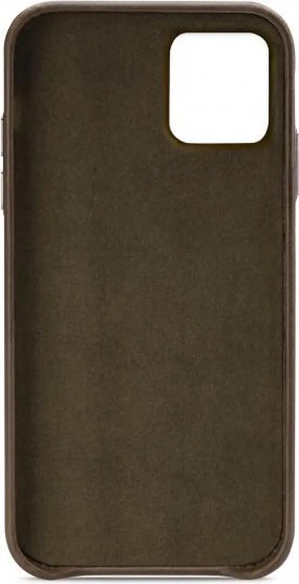 Senza Desire Cardslot Backcover - iPhone 11 - Burned Olive - LEACVR1076