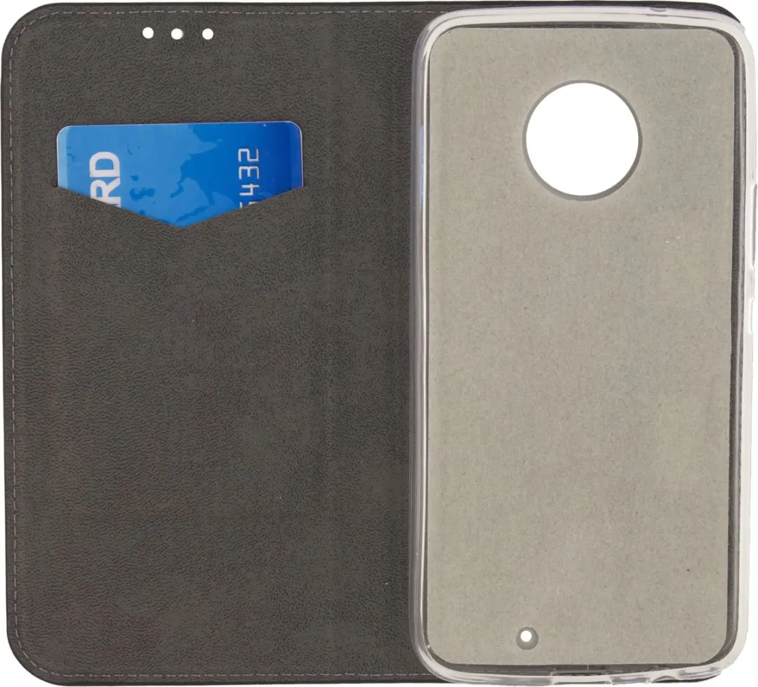 Mobilize Premium Gelly Bookcase Portemonnee Moto X4 - 3 Pasjes - Zwart