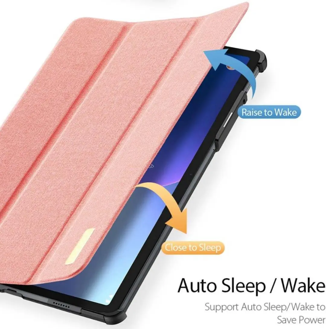 Dux Ducis Domo Bookcase Lenovo Tab P11 Pro (2nd gen) - Roze Goud