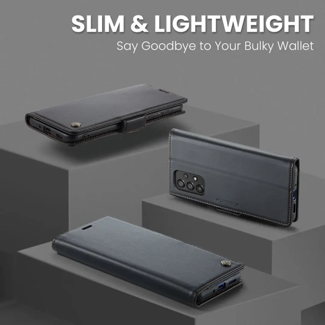 Caseme Wallet Case Samsung Galaxy A53 5G - RFID Zwart - afbeelding 6 van 6