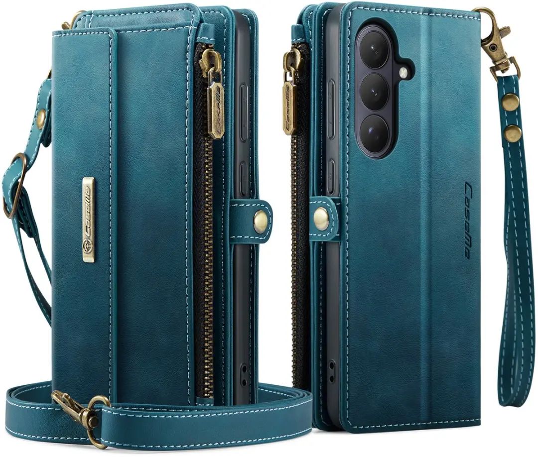 Caseme Samsung Galaxy S26 Plus Hoesje Portemonnee - Blauw
