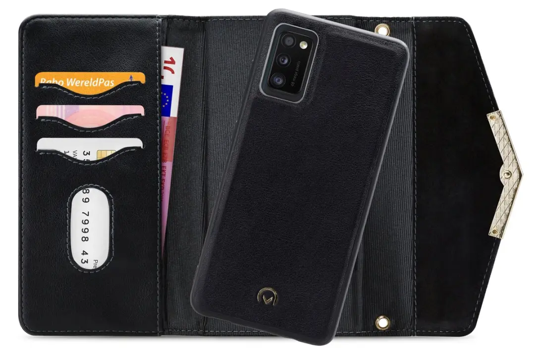 Mobilize 2in1 Gelly Velvet Clutch Samsung Galaxy A41 - 4 Stuks - Zwart