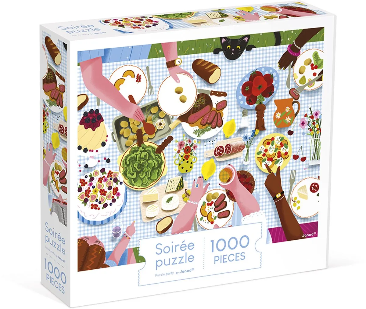 Janod Het Familiediner Puzzel 1000 Stuks - 8+