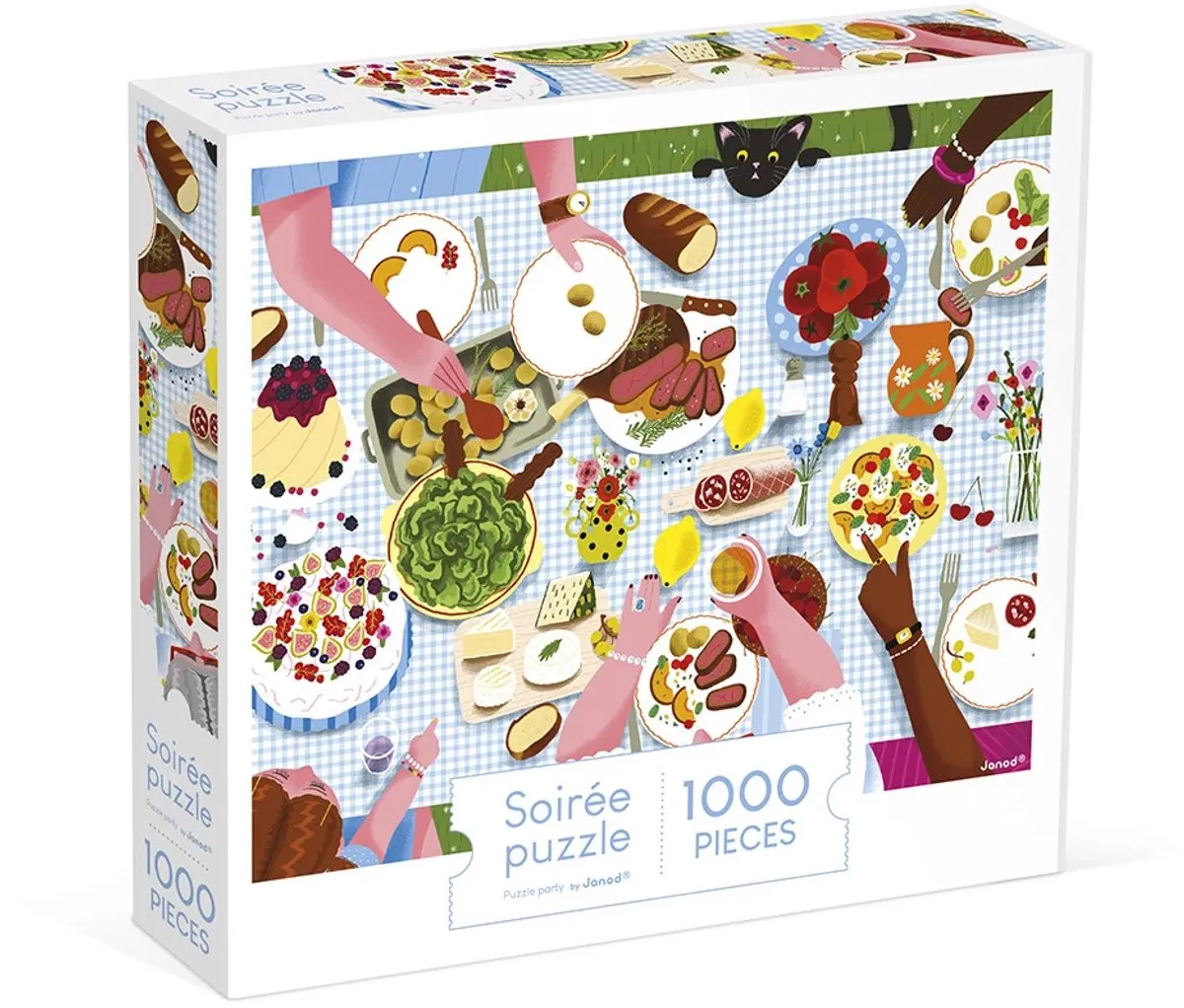Janod Het Familiediner Puzzel 1000 Stuks