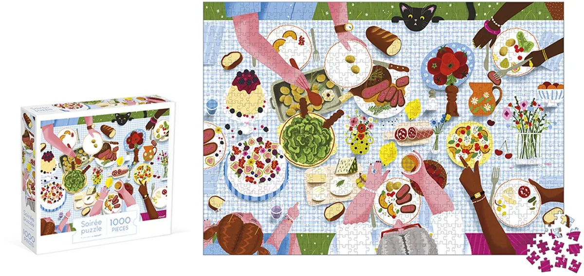 Janod Het Familiediner Puzzel 1000 Stuks - 8+