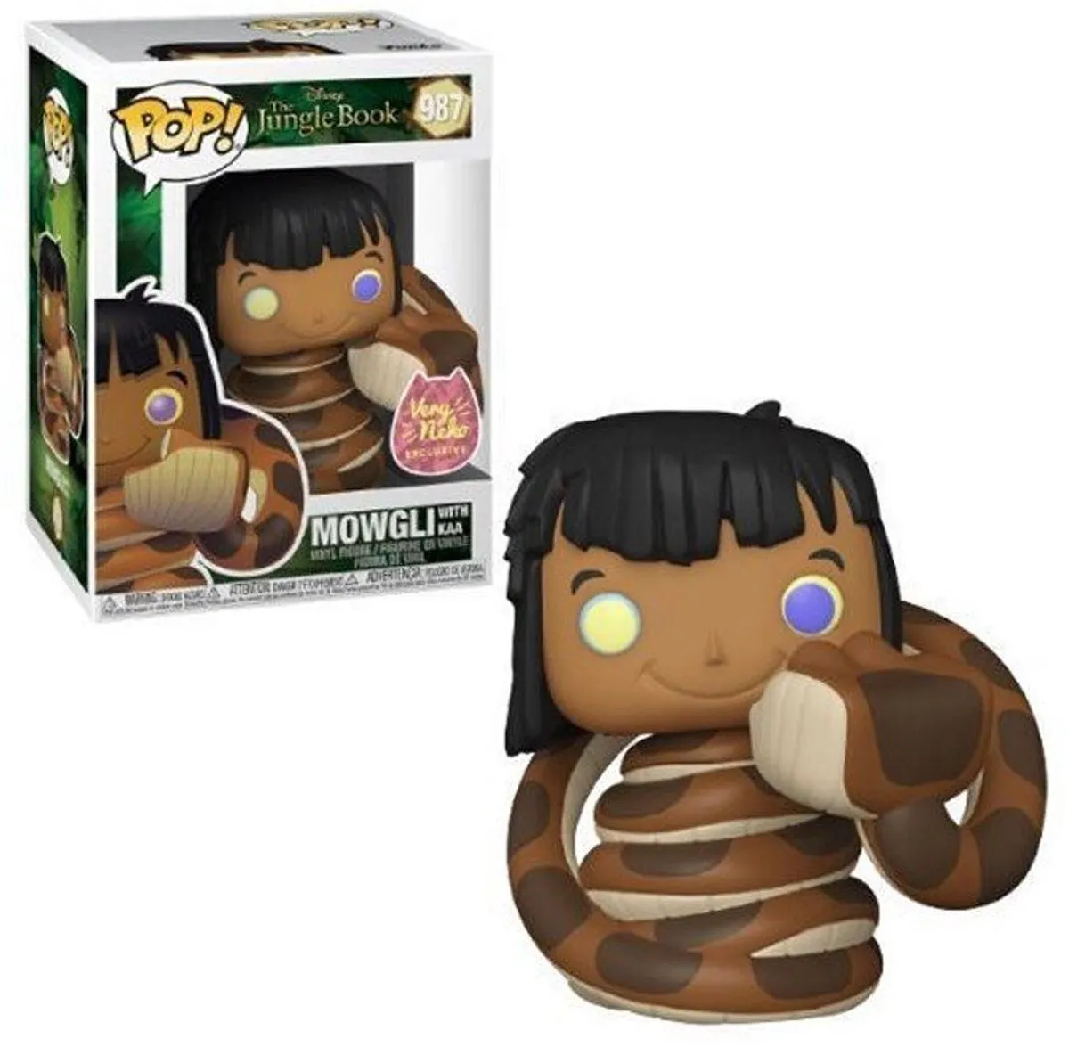 Funko Pop The Jungle Book Mowgli met Kaa