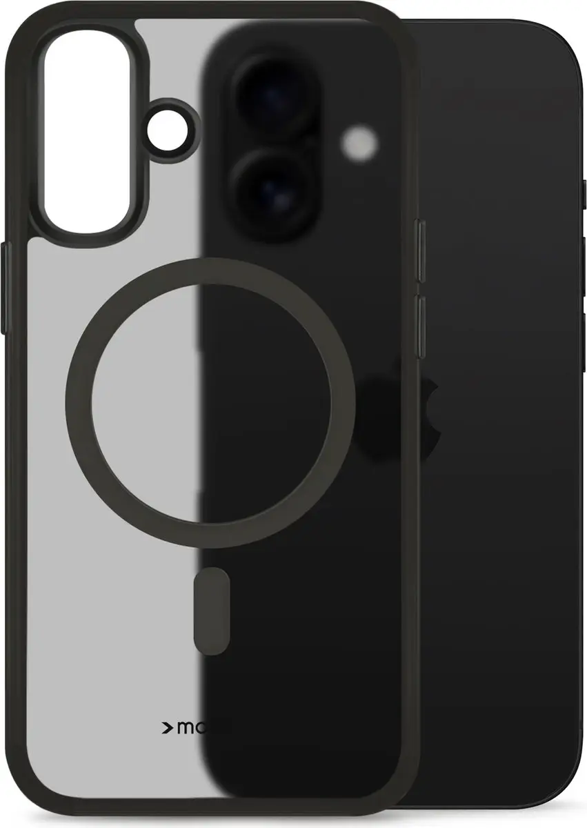 Mobilize Hybrid Pro MOB-MCHCB-IPH16 iPhone 16 Hoesje - Zwart