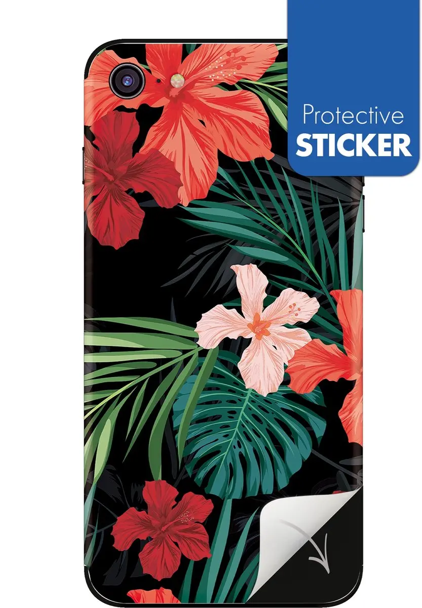My Style PhoneSkin iPhone 7/8/SE - Rood - Caribbean Flower