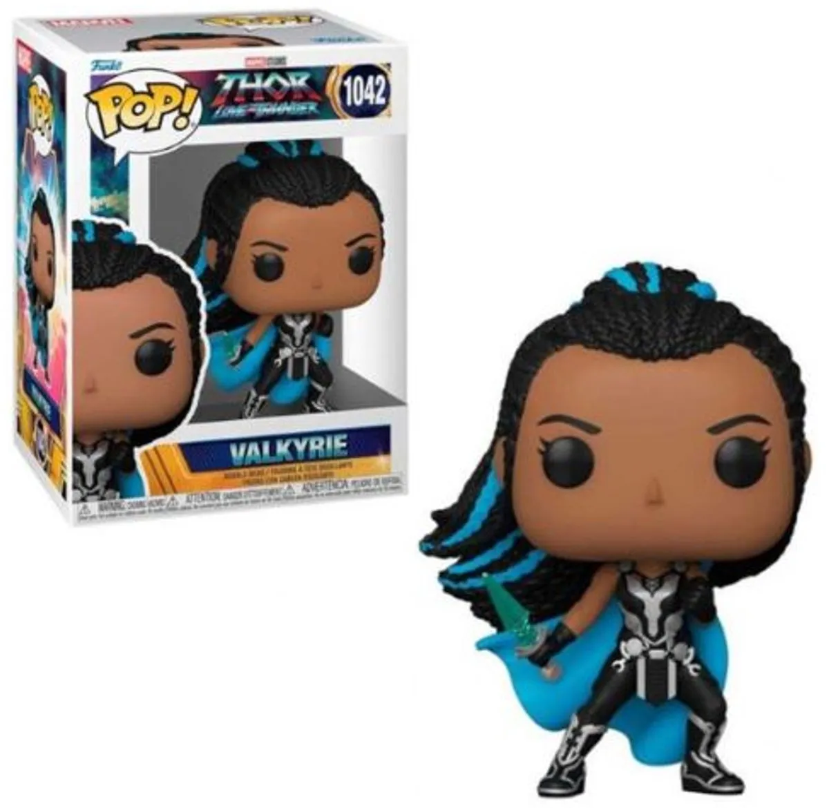 Funko Thor Love & Thunder POP! Valkyrie F62423 - 9cm Multicolours