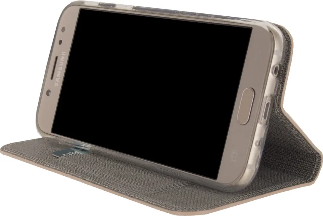 Mobilize Premium Gelly Bookcase Portemonnee - Samsung Galaxy J7 (2017) Roze - 3 Pasjes - afbeelding 6 van 6