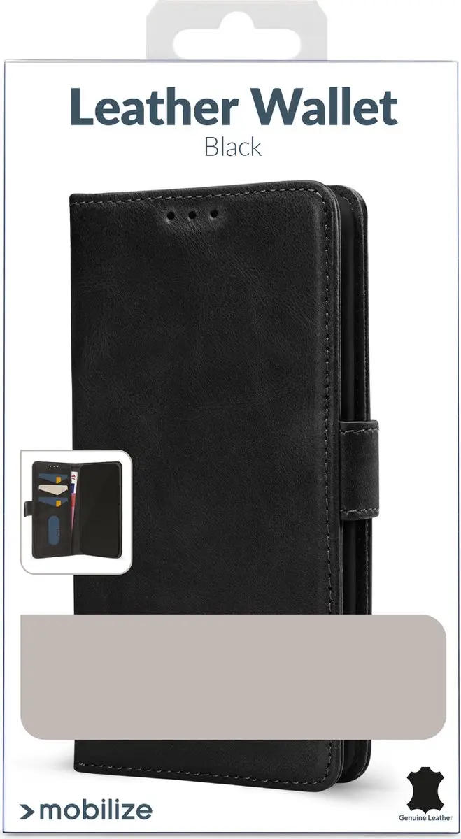 Mobilize Wallet Bookcase Telefoonhoesje S25 Ultra - Zwart