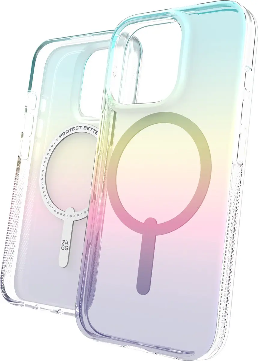 ZAGG Milan Snap Mag iPhone 16 Pro Hoesje - 702315112 - Iridescent - afbeelding 6 van 6
