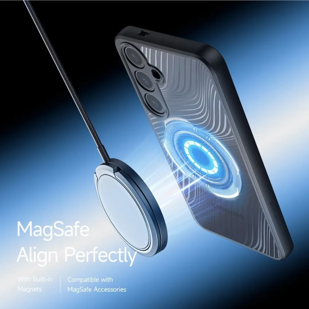 Dux Ducis Aimo Hoesje Samsung Galaxy S24+ - Magnetisch - Zwart