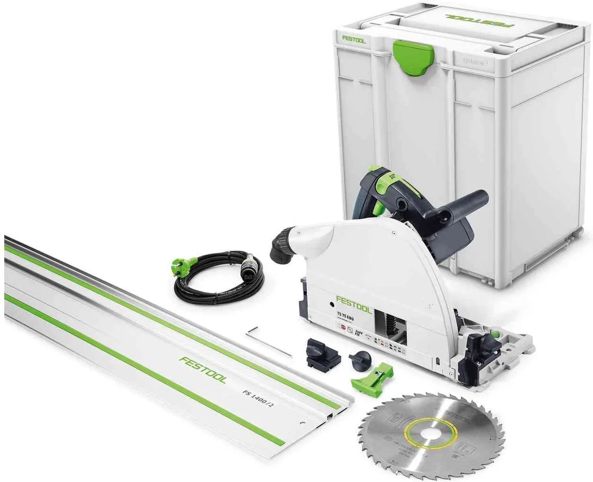 Festool TS 75 EBQ-Plus-FS Invalcirkelzaag 1600W - 210mm - afbeelding 6 van 6