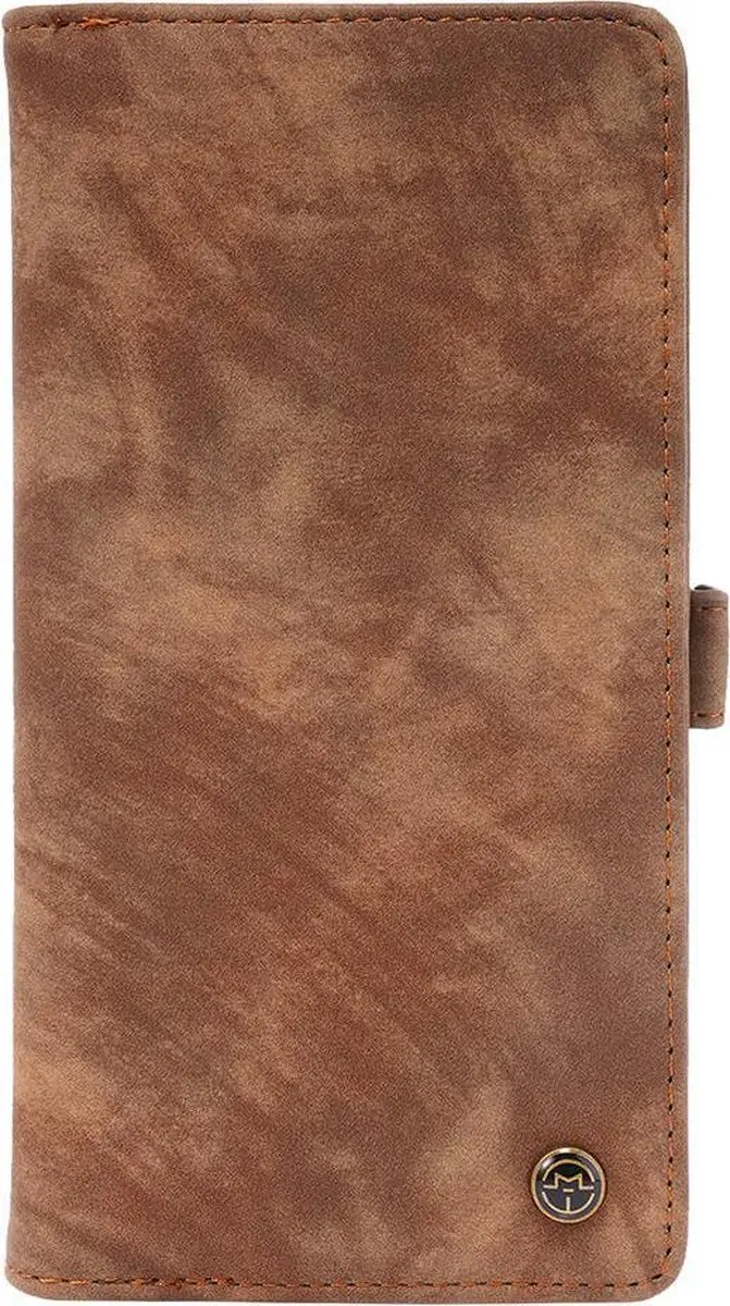 Caseme Samsung Galaxy S21 Plus Hoesje Portemonnee Vintage Bruin