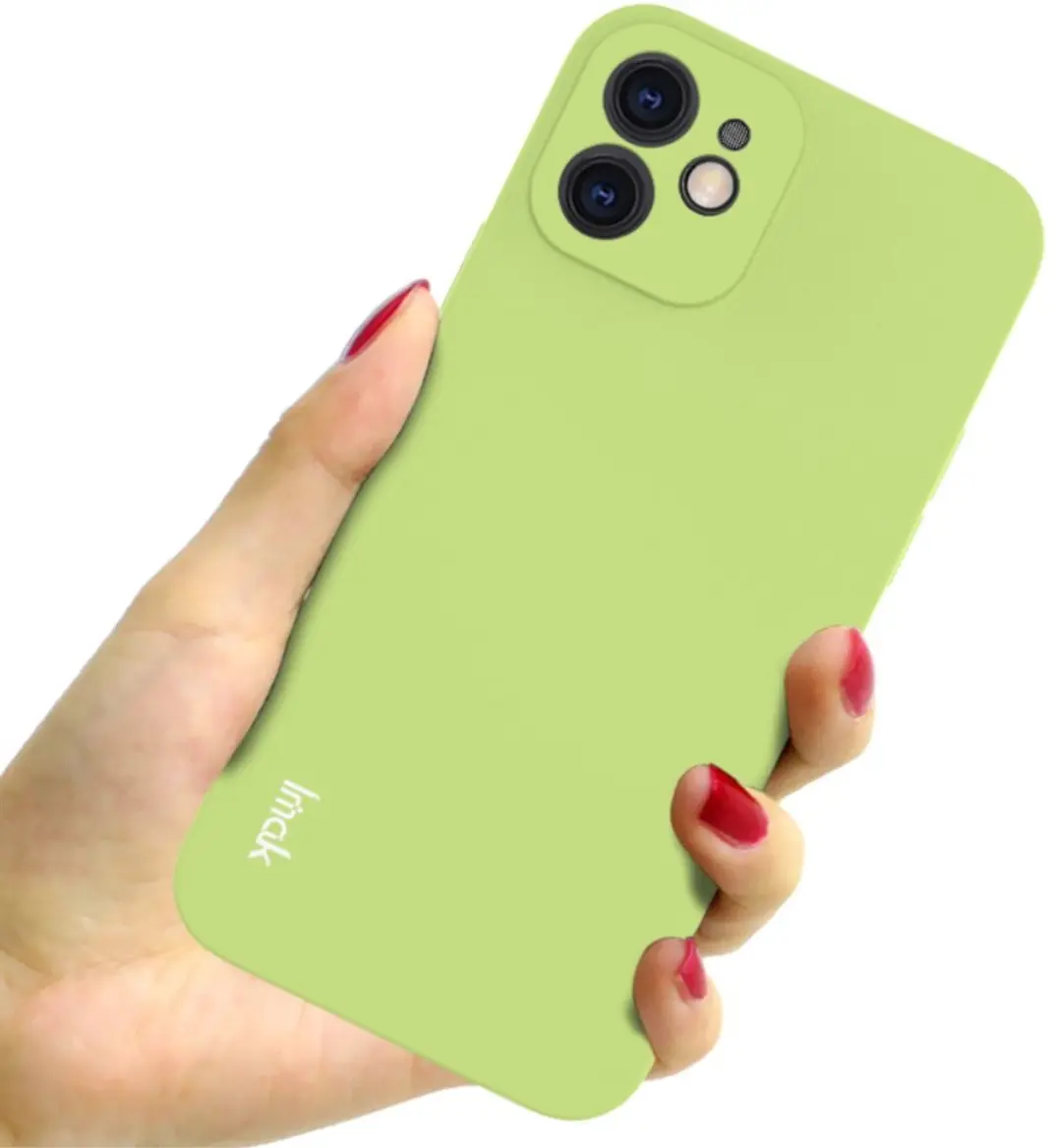 Imak iPhone 12 TPU Hoesje Groen