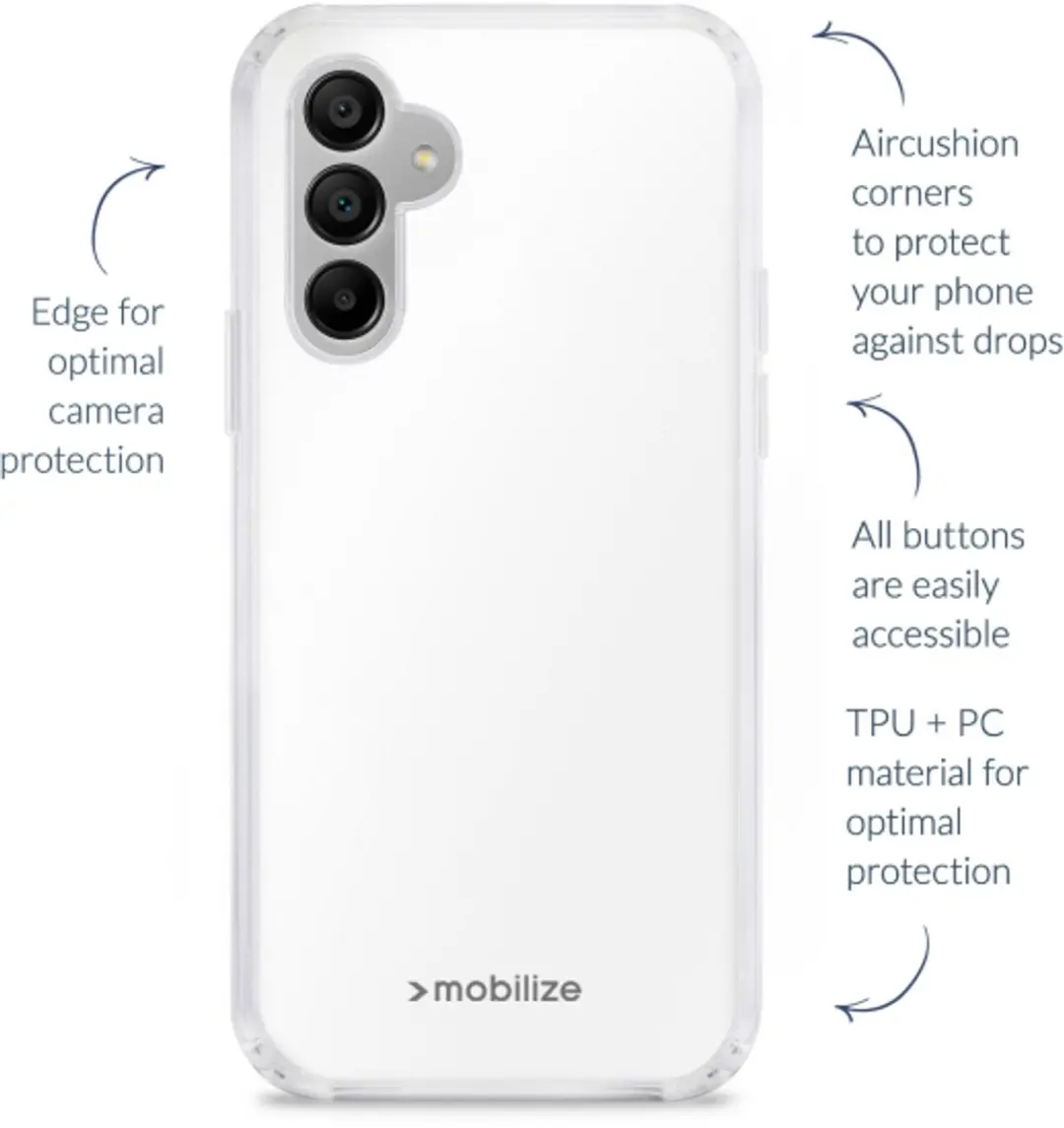 Mobilize Naked Protection MOB-NPCC-GALA575G Hoesje - Galaxy A57 - Transparant