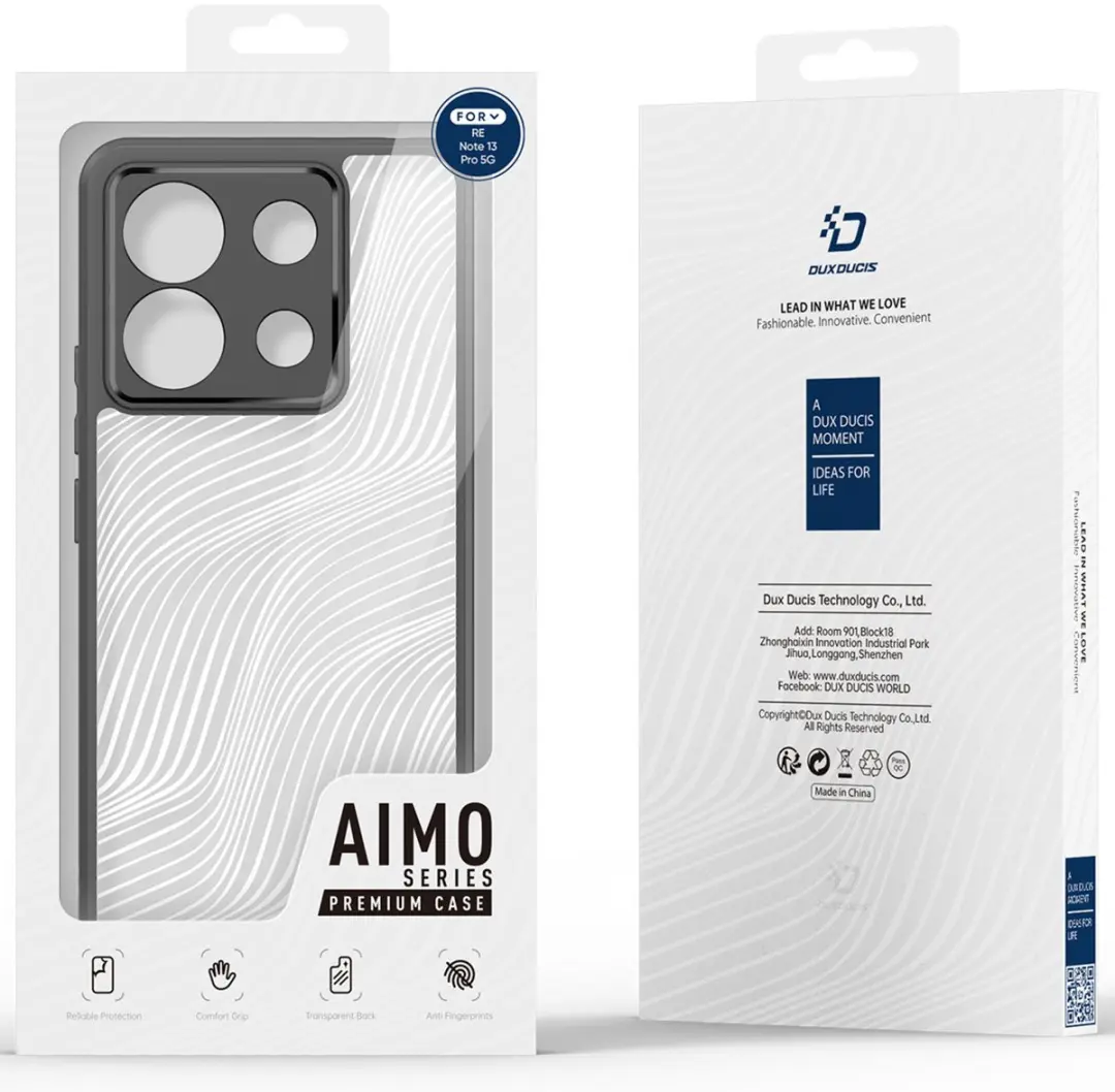 Dux Ducis Aimo Series SH00071358 Back Cover - Zwart