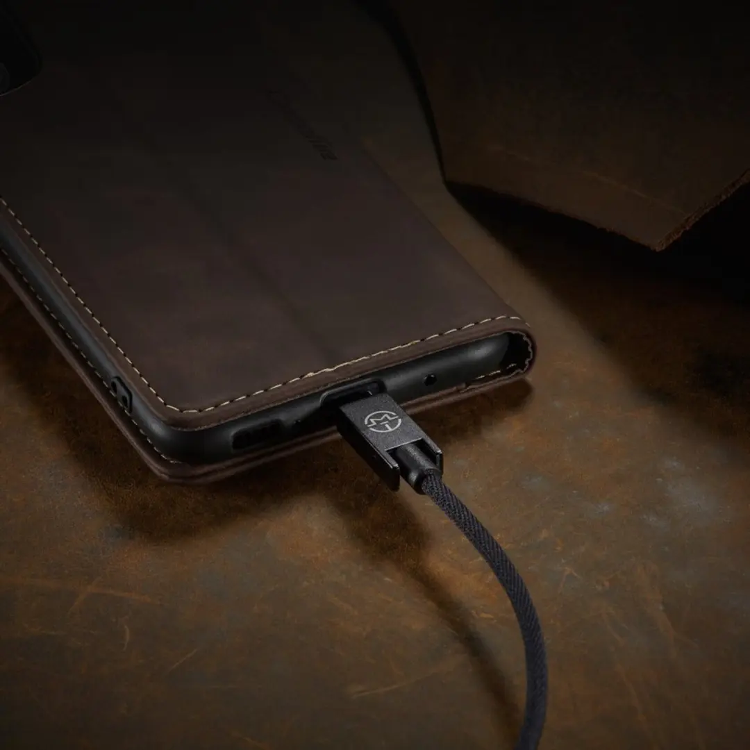 Caseme Book Case Donkerbruin - Samsung Galaxy S21 Plus