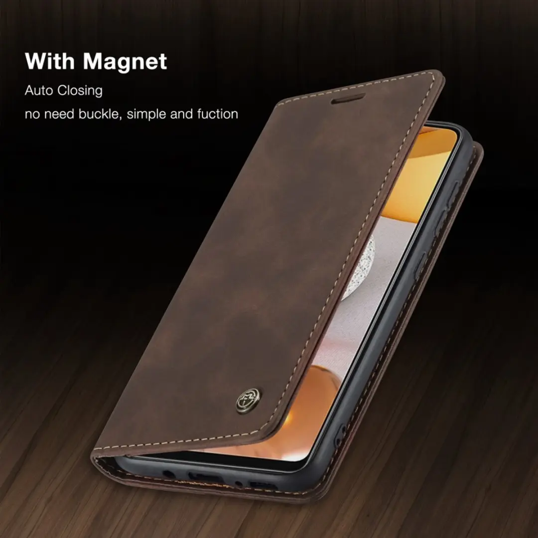 Caseme Book Case Donkerbruin - Samsung Galaxy S21 Plus - afbeelding 6 van 6