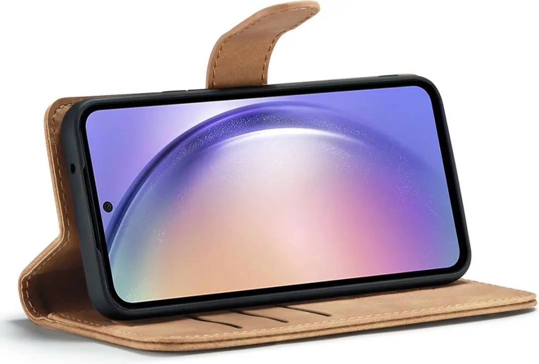 Caseme Google Pixel 8 Pro Bookcase Hoesje - Effen Bruin