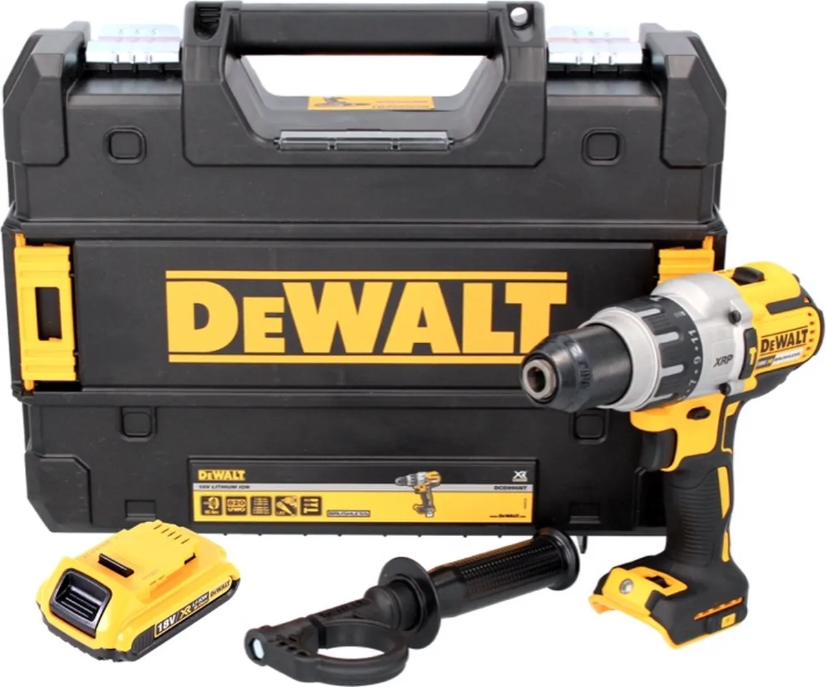 DeWalt DCD996NT Klopboormachine 18V 95Nm - borstelloos - 2000mAh - afbeelding 2 van 5