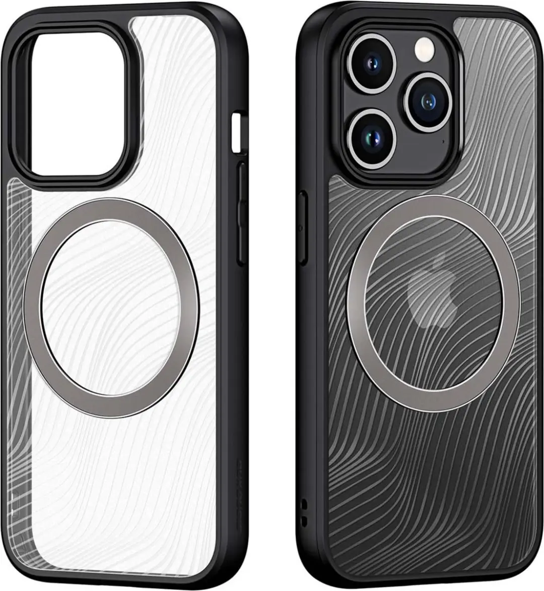 Dux Ducis Aimo Mag Series iPhone 15 Pro Hoesje - Zwart