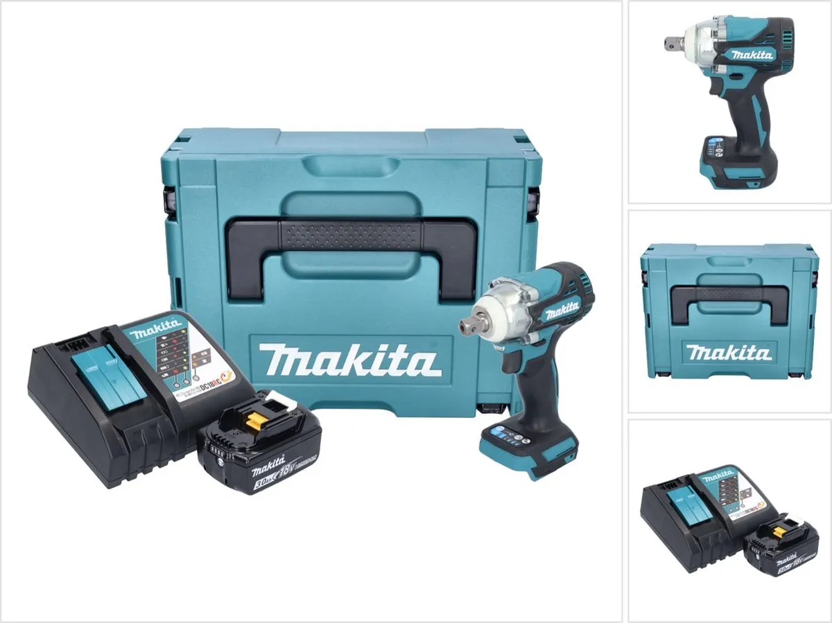 Makita DTW 301 RF1J Slagmoersleutel 18V 330Nm