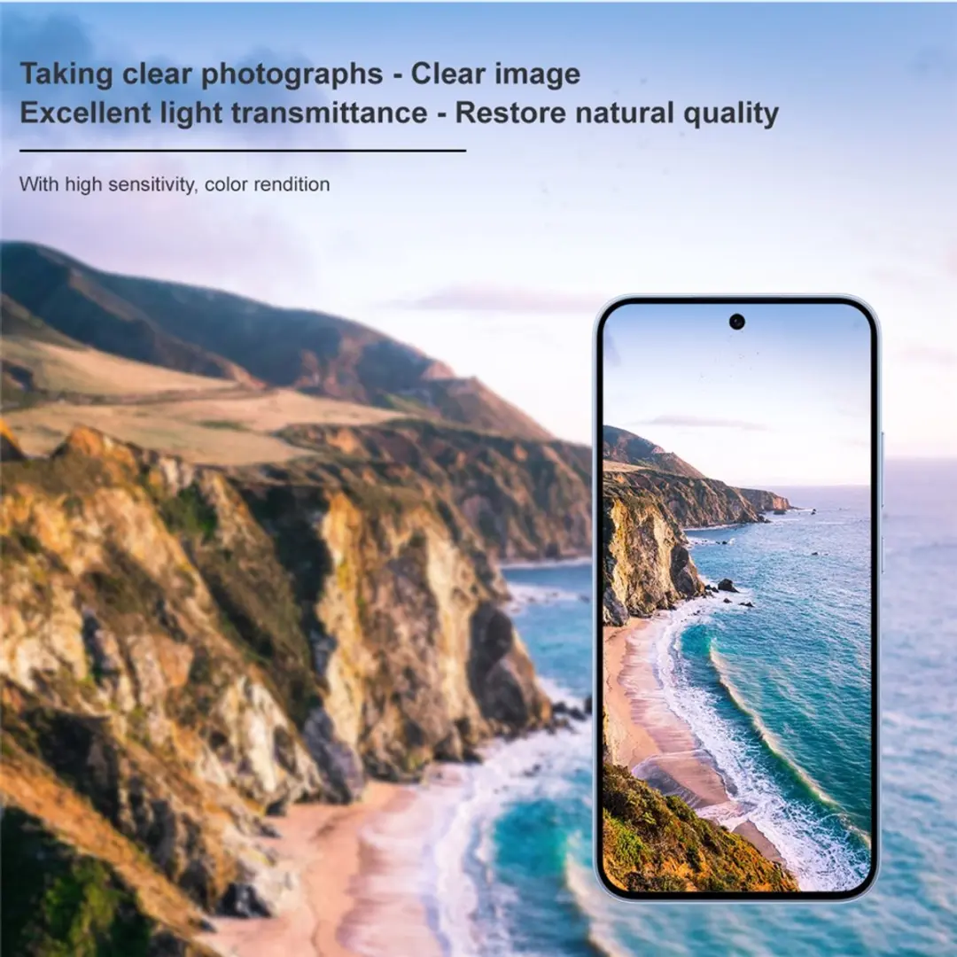 Imak 9H Tempered Glass Camera Lens Protector - OPPO Reno 15F - Zwart