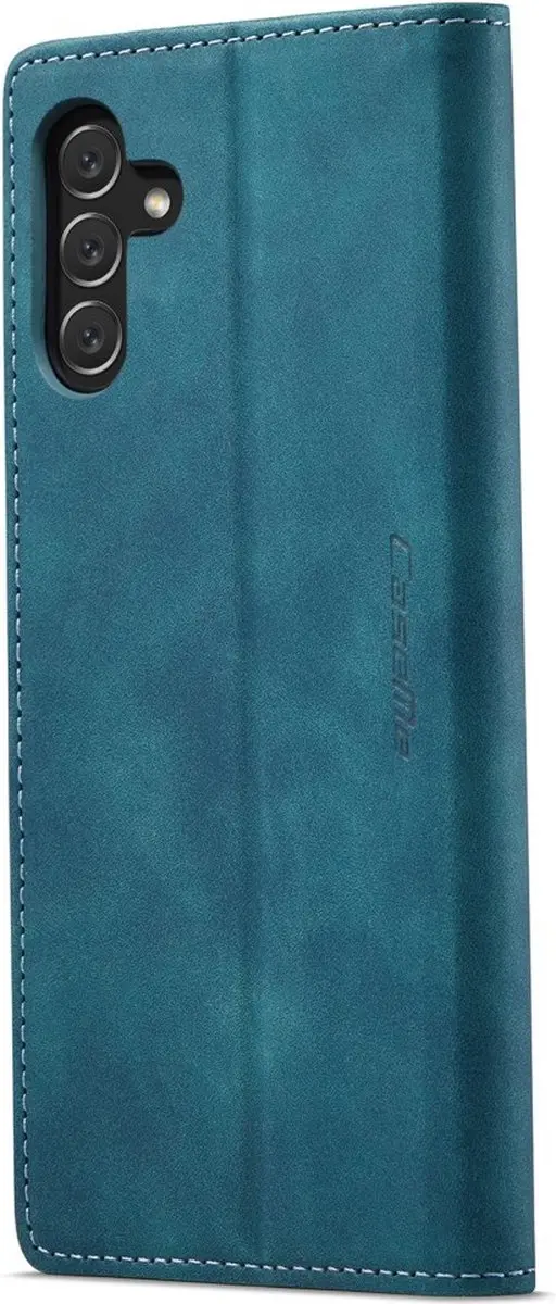 Caseme 013 Book Case Hoesje Samsung Galaxy A34 - Blauw
