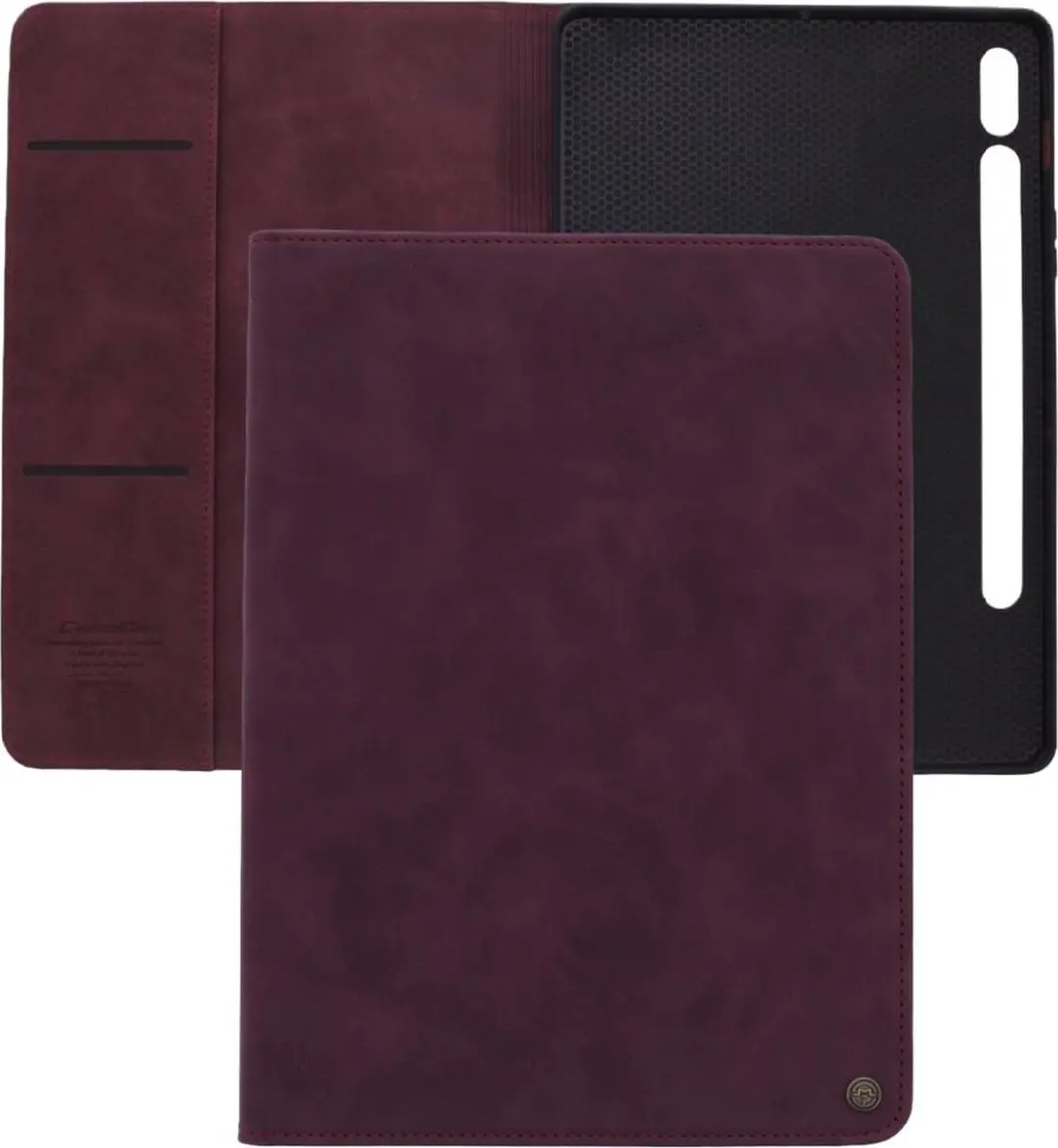 Caseme Bookcase Hoesje Bordeaux