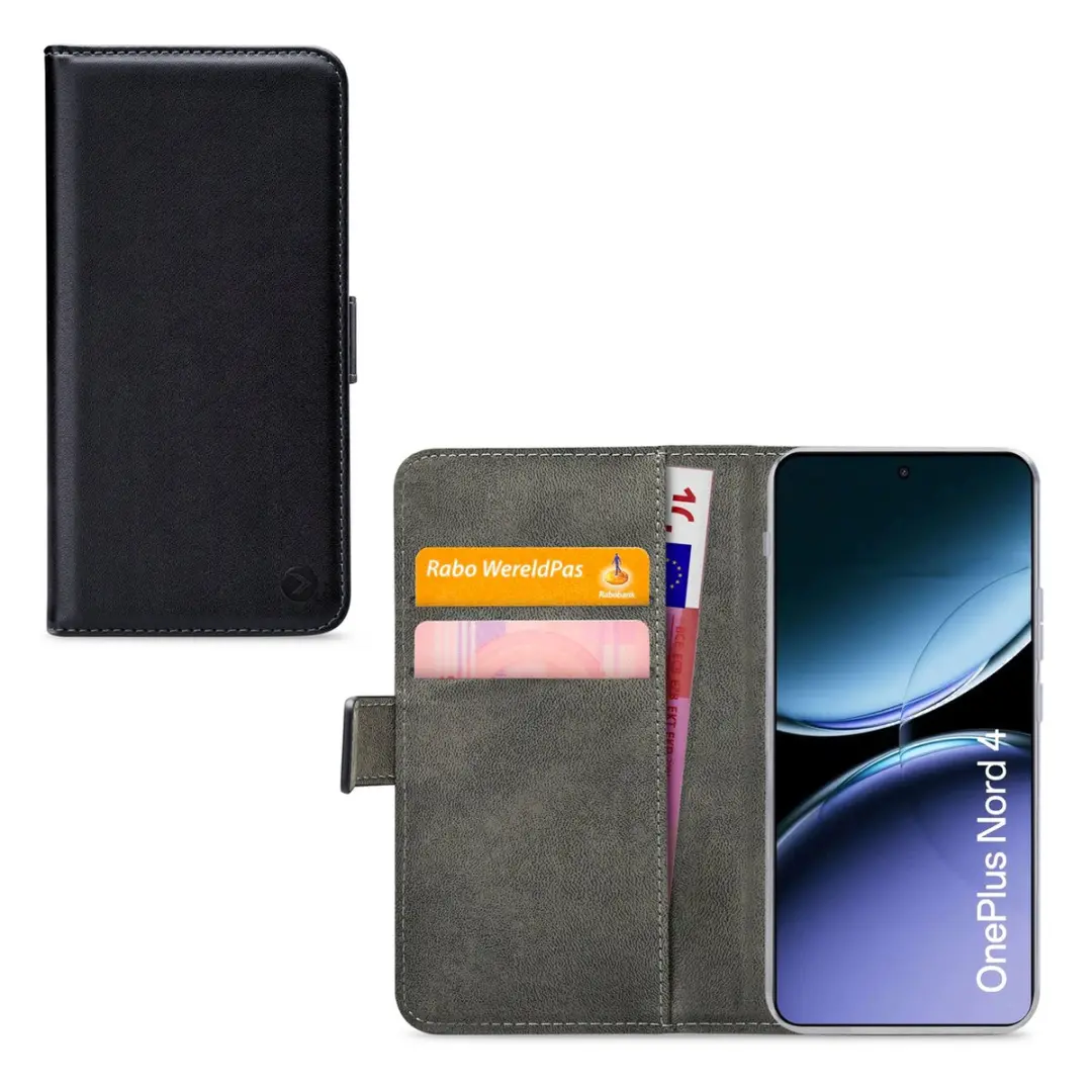 Mobilize Classic Gelly Wallet Bookcase OnePlus Nord 4 - Pasjeshouder - Zwart