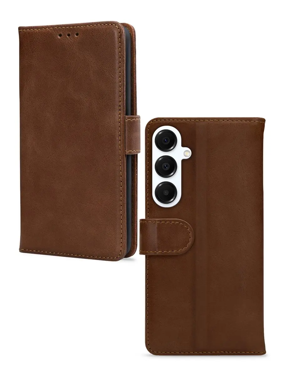 Mobilize Wallet Bookcase Telefoonhoesje Samsung Galaxy A16 - Bruin