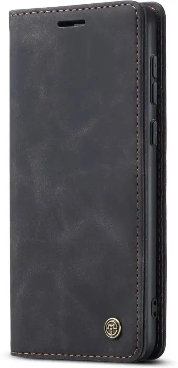 Caseme 013 Hoesje Samsung Galaxy A56 - Book Case - 2 Pasjes - Zwart