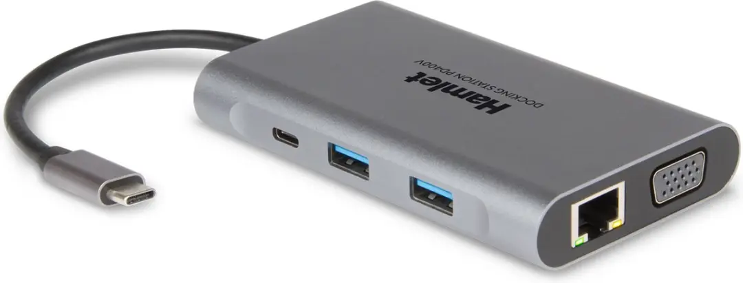 Hamlet HDKC-PD400V laptop dock & poortreplicator Bedraad USB 3.2 Gen 1 (3.1 Gen