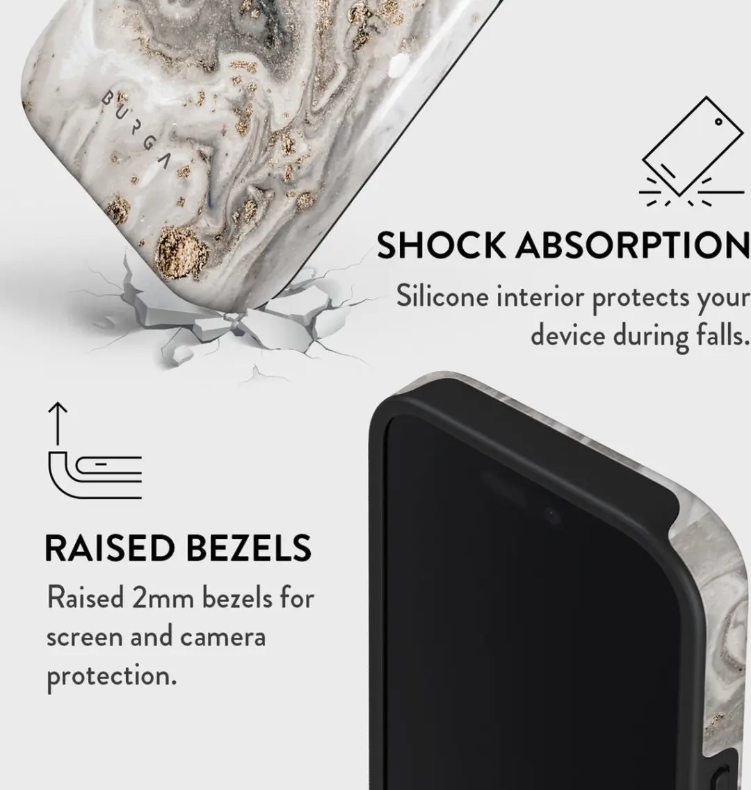 Burga Tough Case iPhone 16 Pro Snowstorm - HO_03_IP16PRO_TH