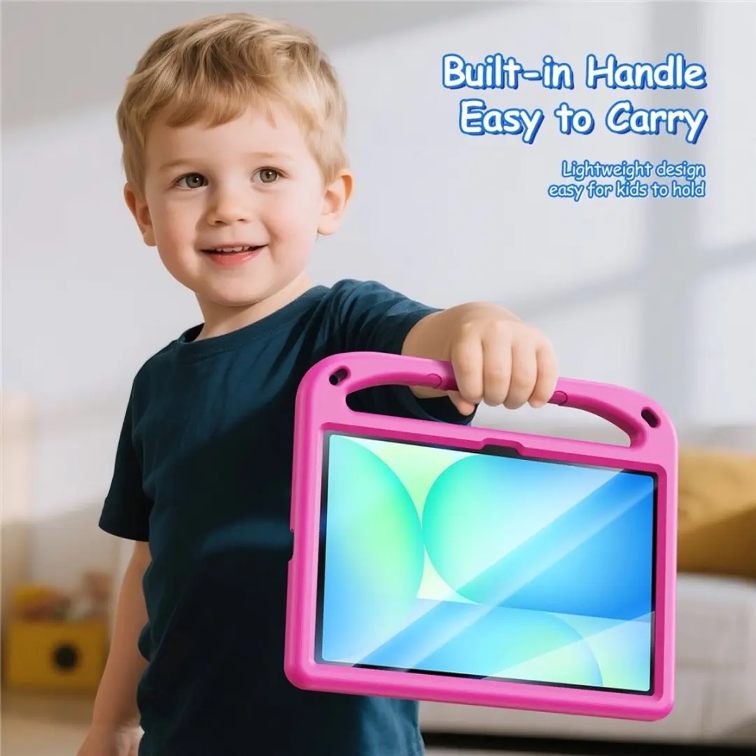 Dux Ducis Puff ShockProof Kids Case Roze - Samsung Galaxy Tab S7/S8/S9/S10 Lite - afbeelding 6 van 6