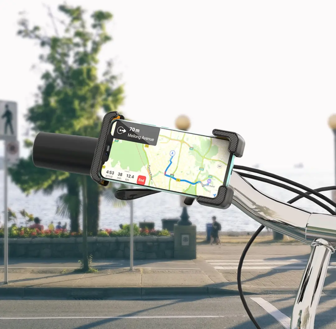 Hoco CA93 Telefoonhouder Fiets - Verstelbaar - Zwart