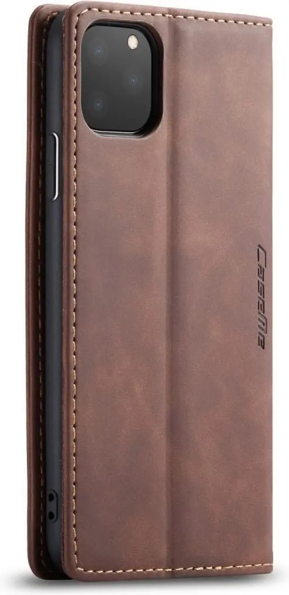 CaseMe Book Case Donkerbruin - iPhone 11 Pro Max