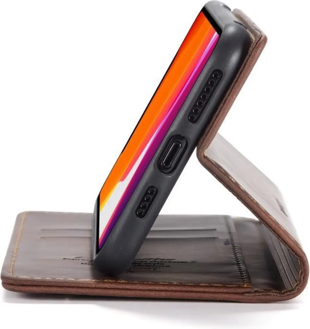 CaseMe Book Case Donkerbruin - iPhone 11 Pro Max - afbeelding 6 van 6