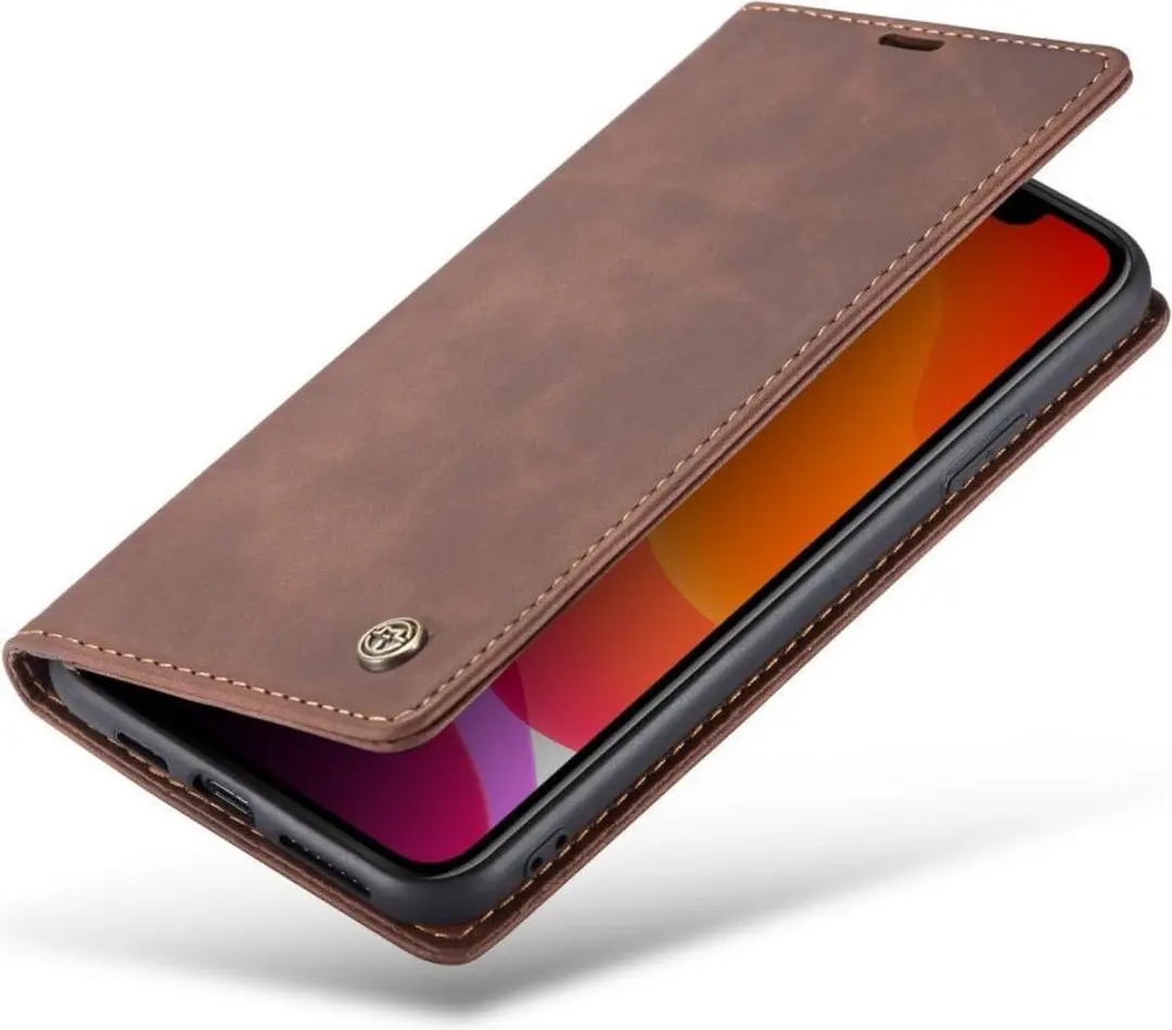 CaseMe Book Case Donkerbruin - iPhone 11 Pro Max