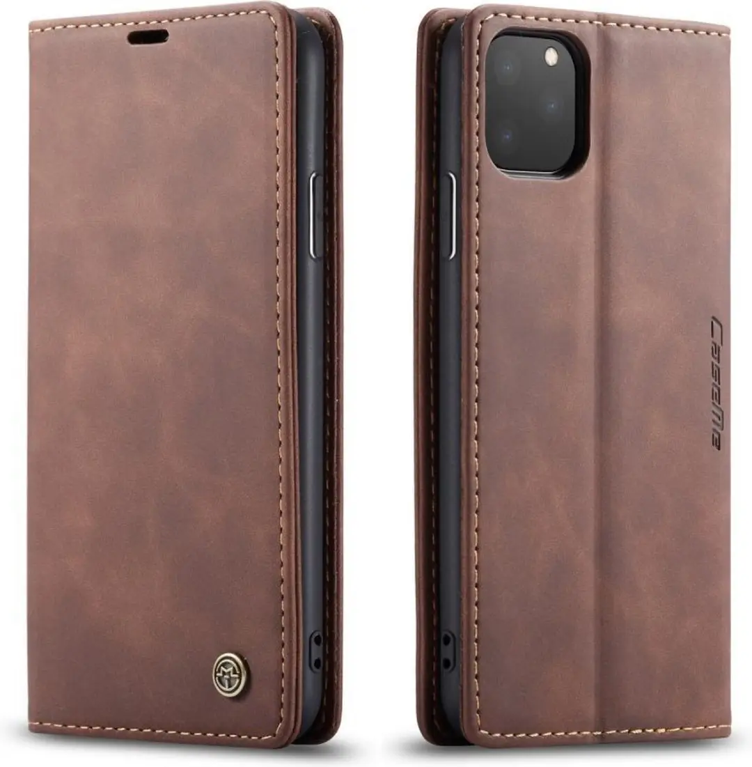 CaseMe Book Case Donkerbruin