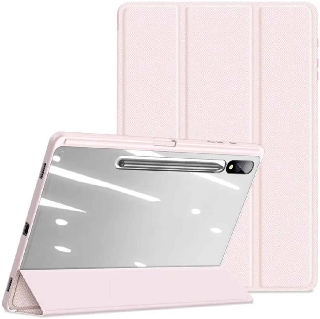 Dux Ducis Toby Series Tablethoes - Samsung Galaxy Tab S9 Plus Roze