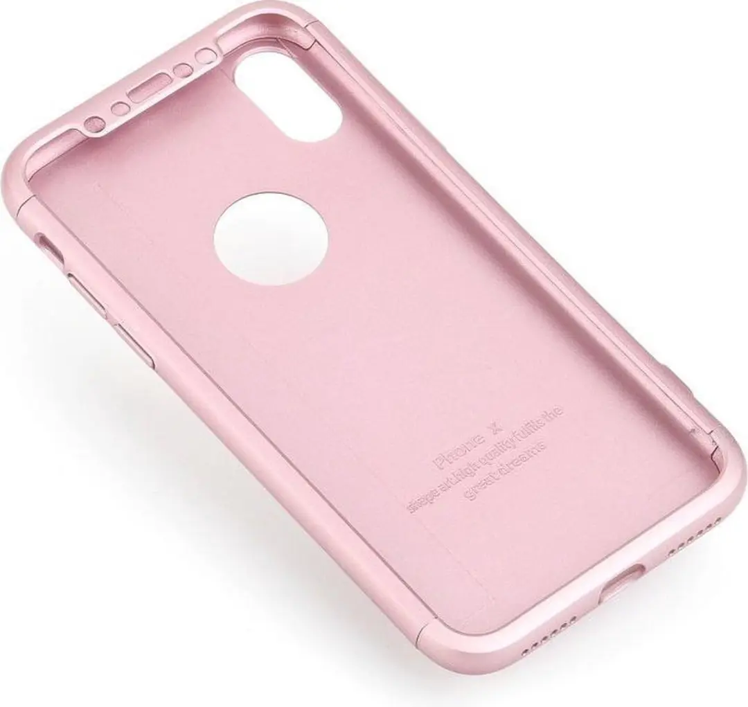 GKK 360 Full Protection Case iPhone XS Max - Roze