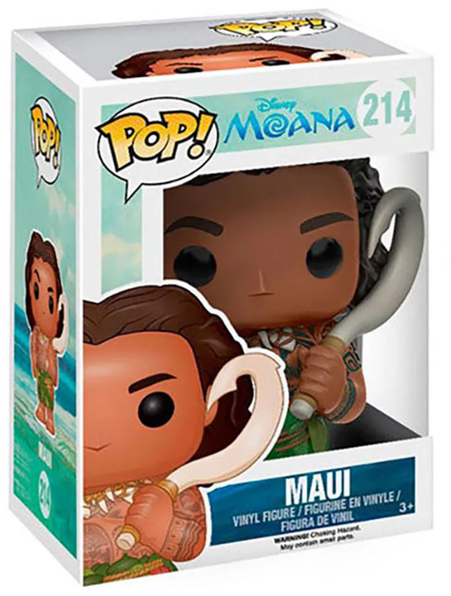 Funko Pop! Disney Moana Maui Vaiana #214 - Multicolor